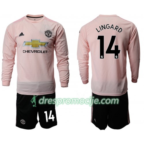 Manchester United Dres LINGARD 14 Dječji Gostujući 2018/19 Dugim Rukavima Manchester United Dres LINGARD 14 Dječji Gostujući 2018/19 Dugim Rukavima